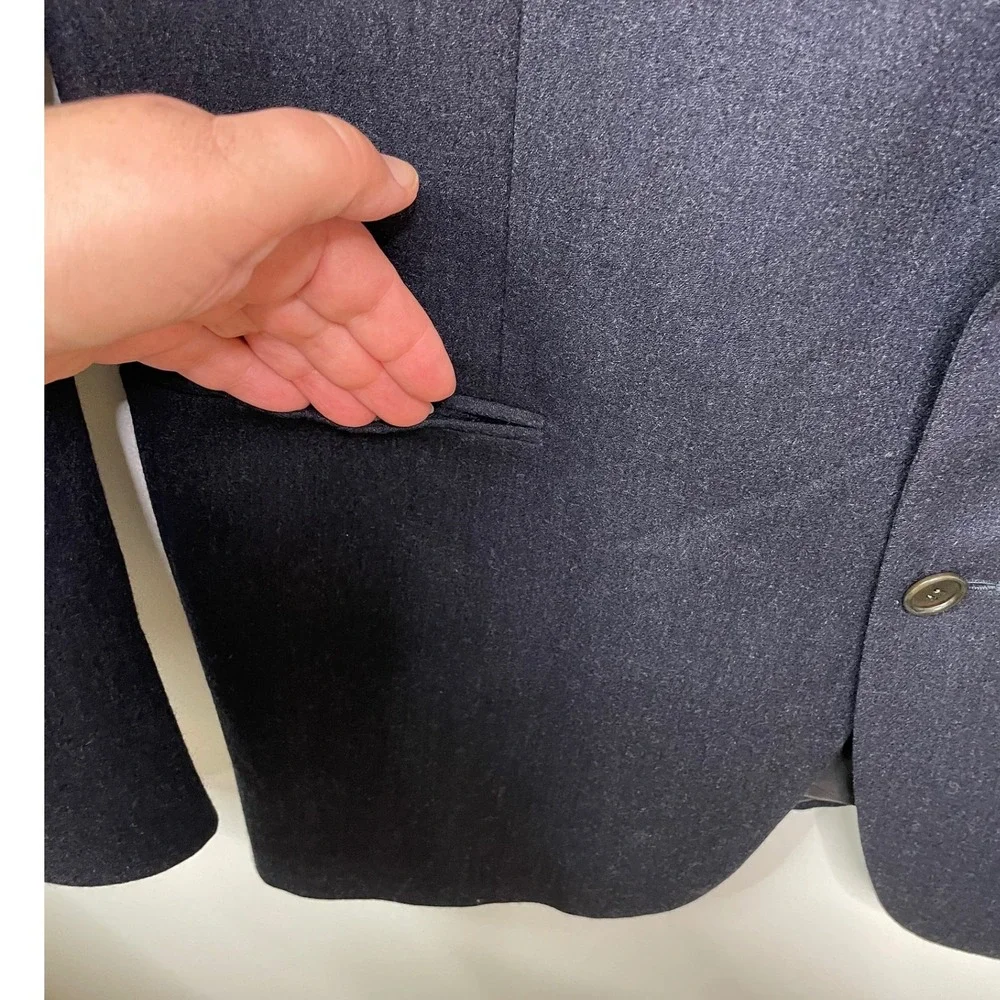 Passport Saks Fifth Avenue Men's Wool Blazer Jacket Made in Italy Size 56 Office